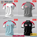 England Football WC 2026 Logo Print T-Shirt