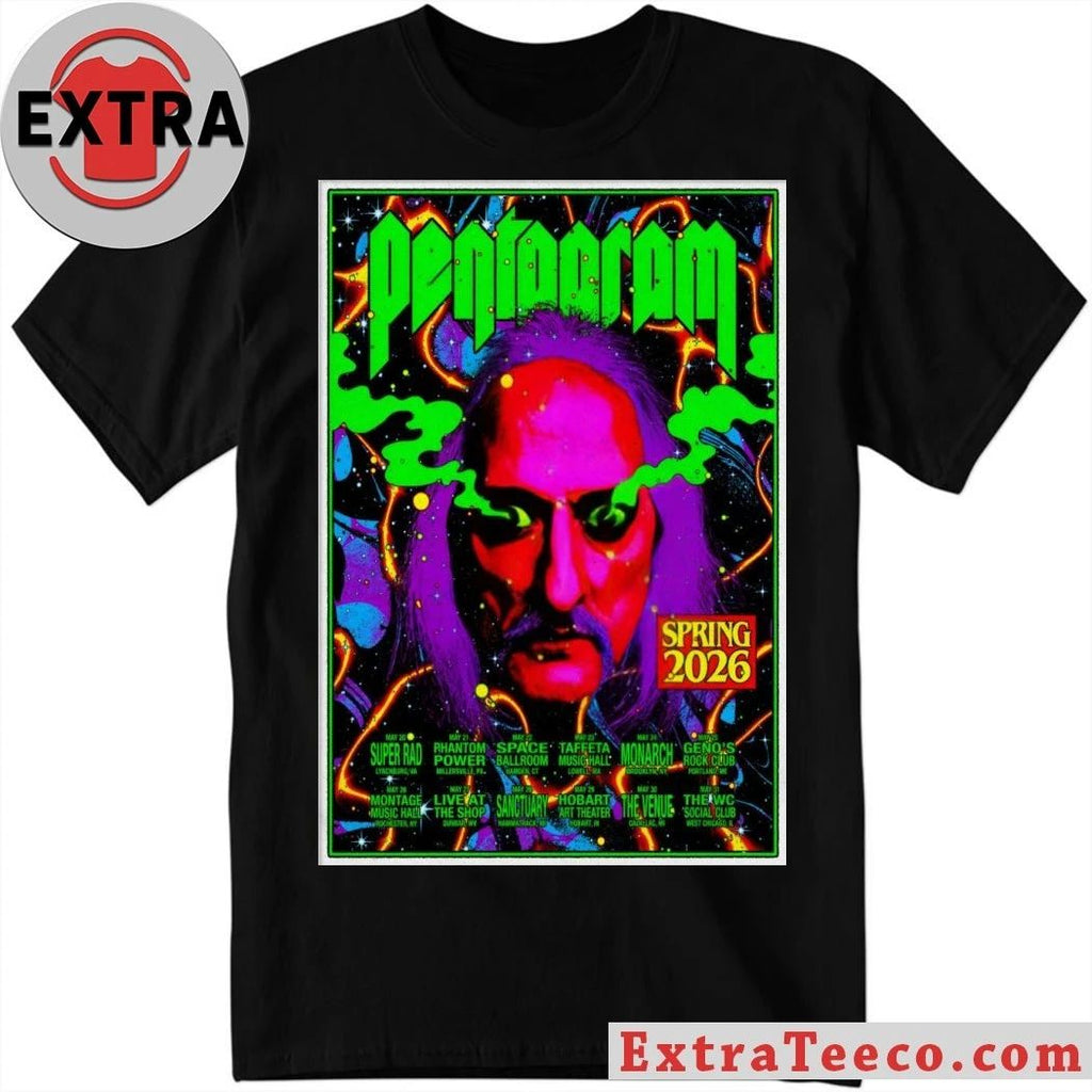 Pentagram Spring Tour 26 Poster Shirt