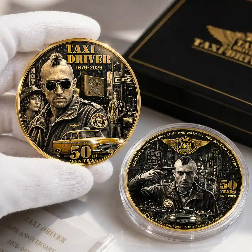 Taxi Driver Midnight Rain Edition 50th Anniversary Collector Coin Set
