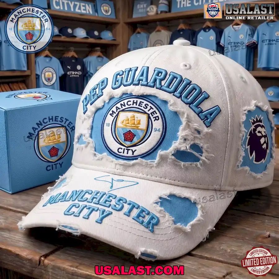 Pep Guardiola Manchester City Premium Cap