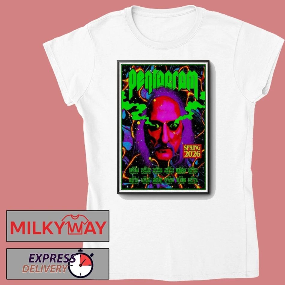 Pentagram Spring 2026 Tour Poster shirt
