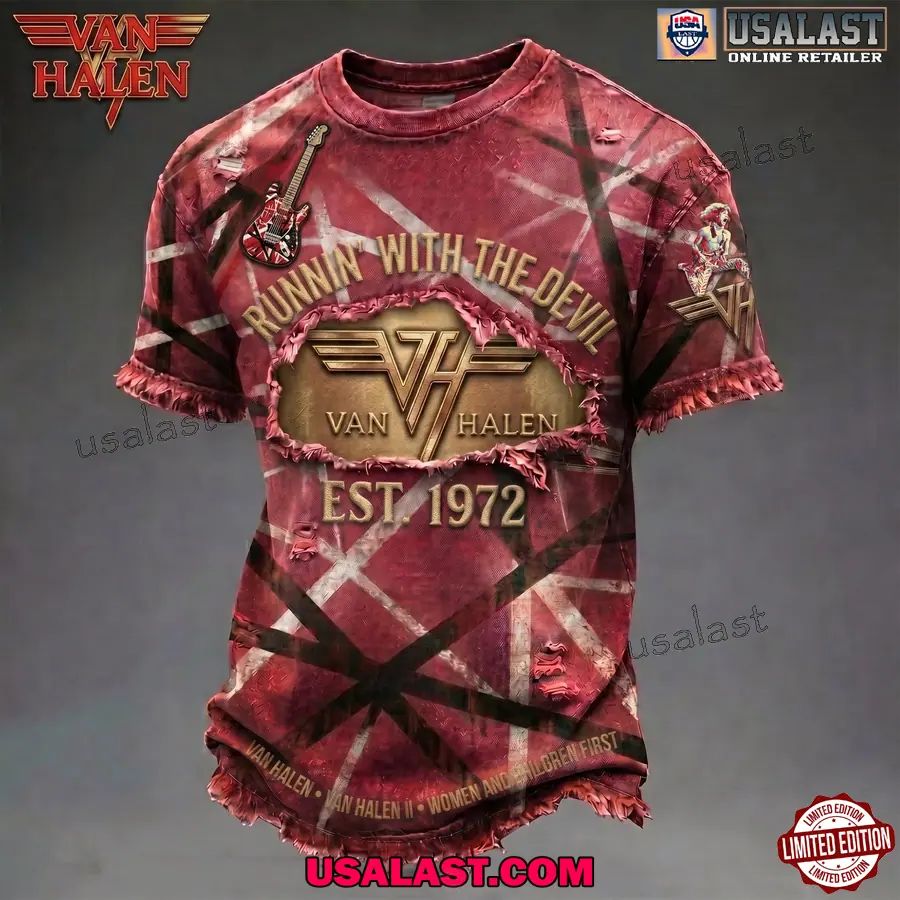 Van Halen Runnin With The Devil 3D Shirt