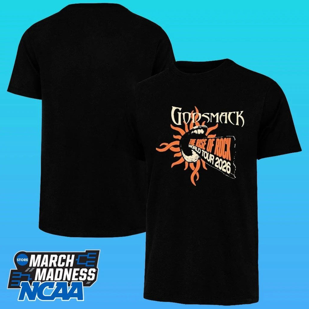 Godsmack The Rise Of Rock Admat Itin World Tour 2026 Shirt
