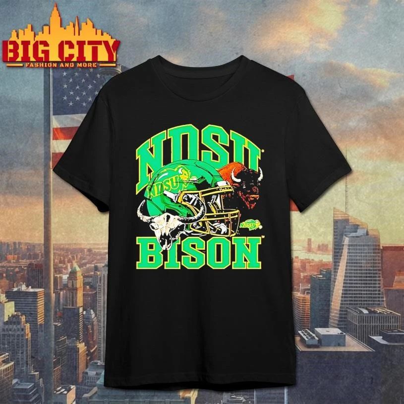 Premium Ncaa Football Ndsu Bison Vintage Helmet Shirt