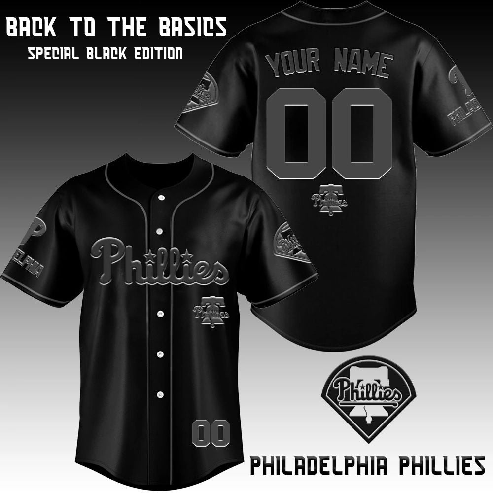 Philadelphia Phillies x Blackout Special Edition Personalized 2026 Jersey