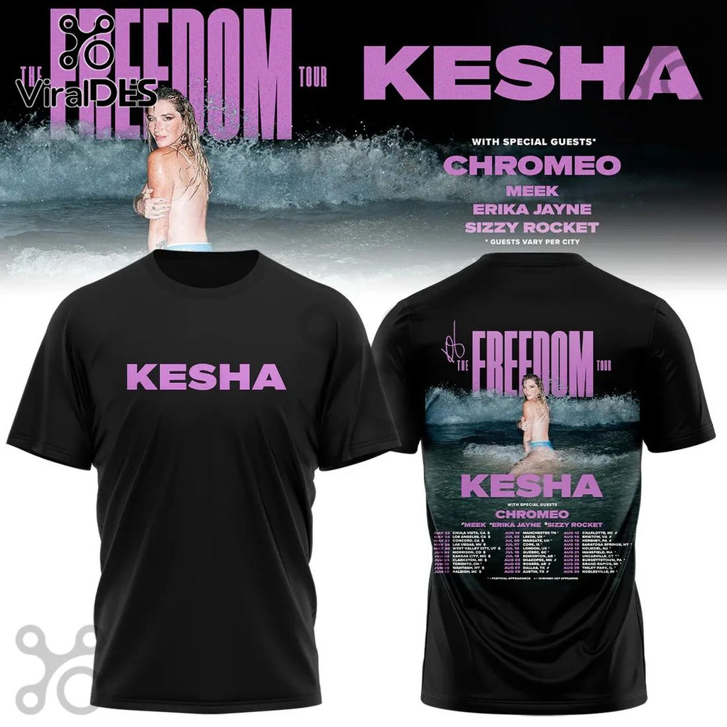 Kesha x The Freedom Tour 2026 Limited Edition Hoodie