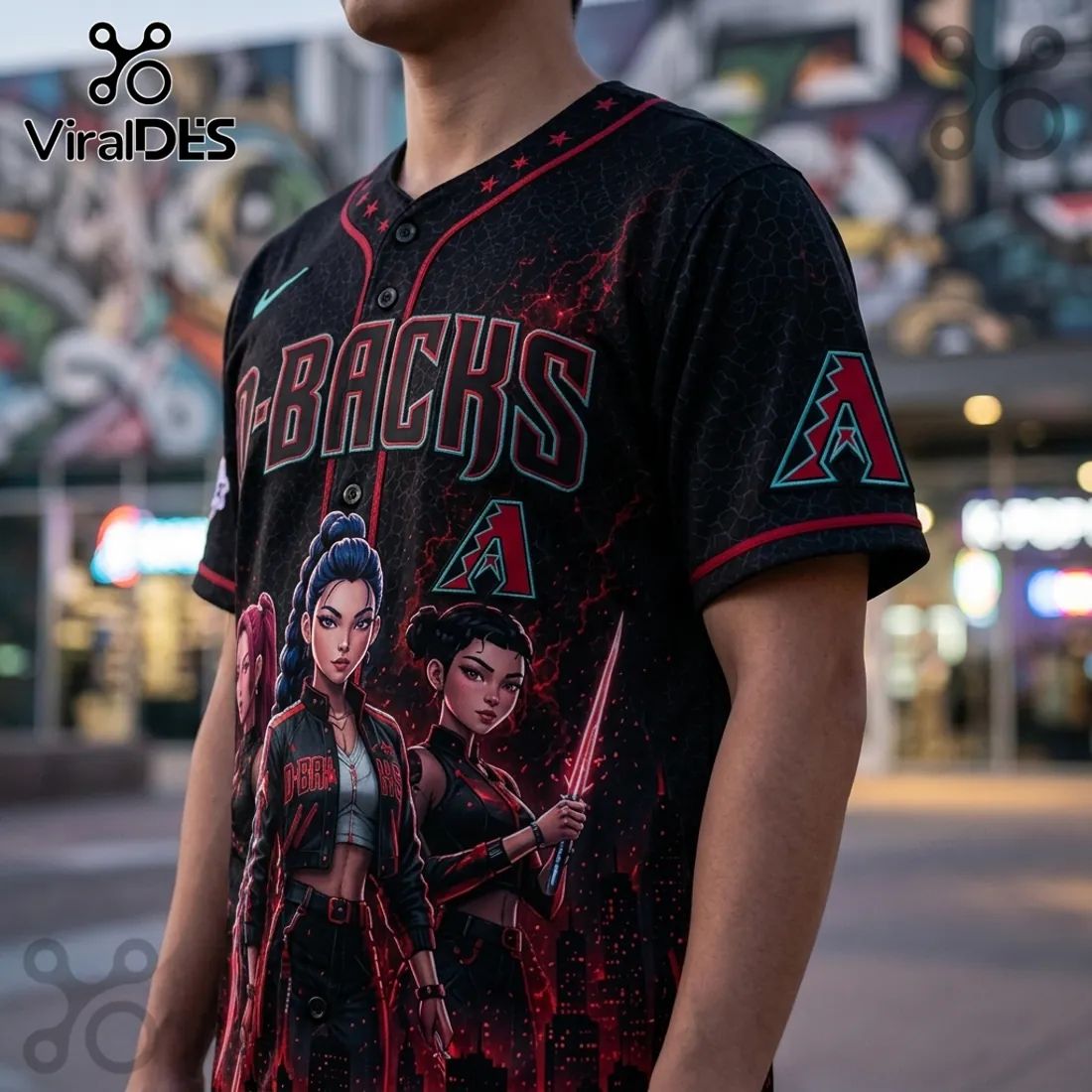 MLB x KPop Demon Hunters Arizona Diamondbacks 2026 Jersey