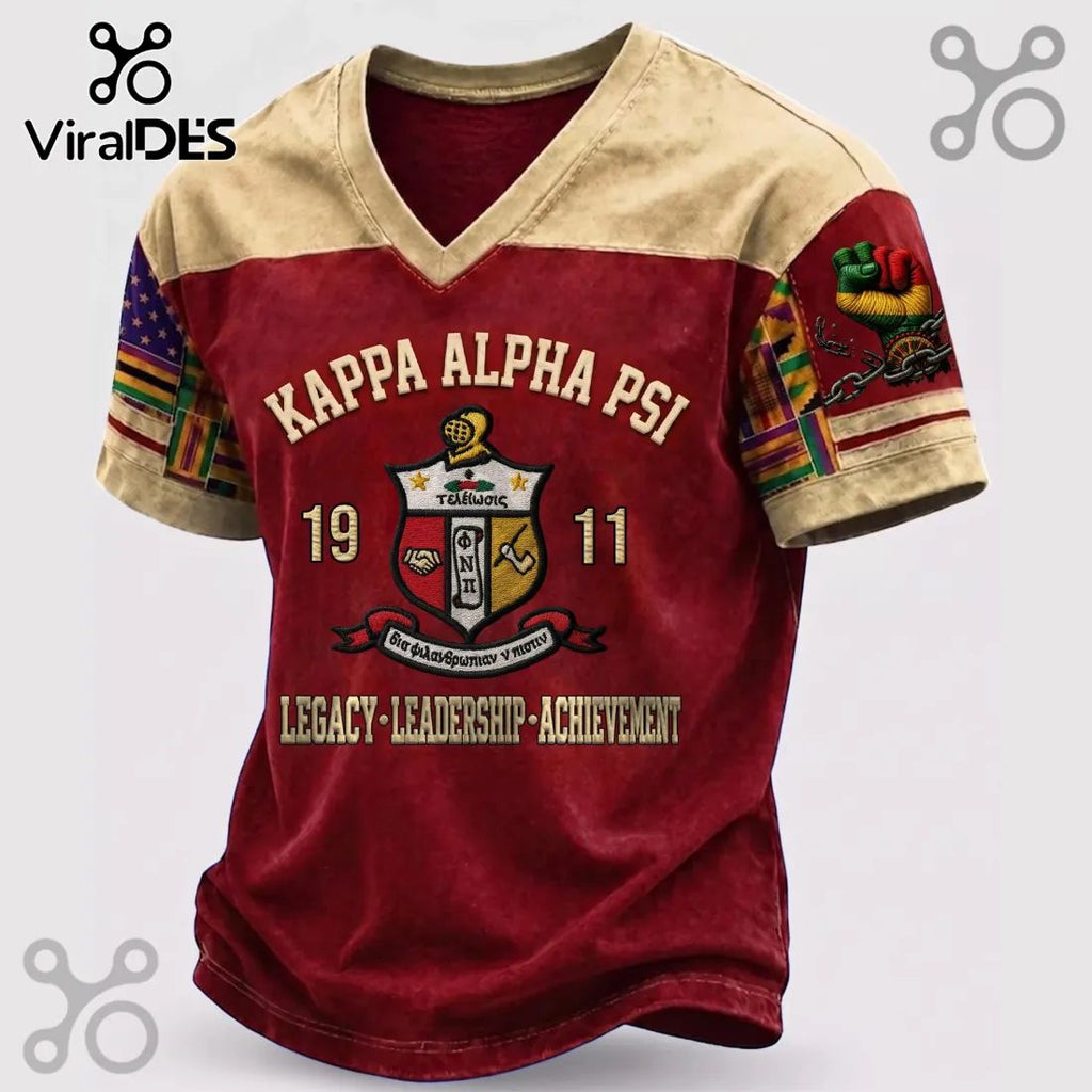 Kappa Alpha Psi Legacy Leadership 1911 Maroon Polo Shirt