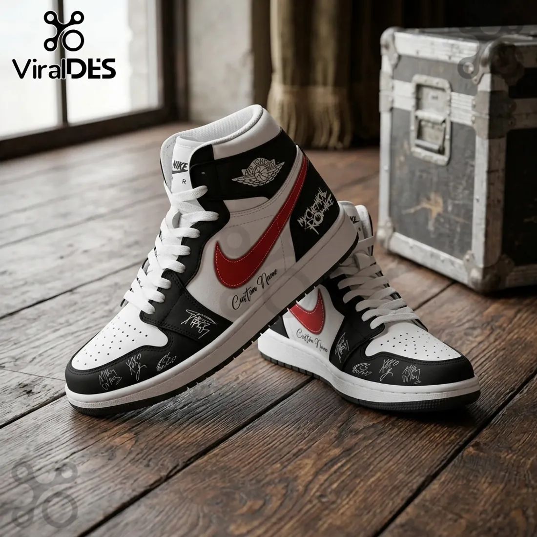 My Chemical Romance Black Parade 2026 Custom Signature High-Top Sneakers