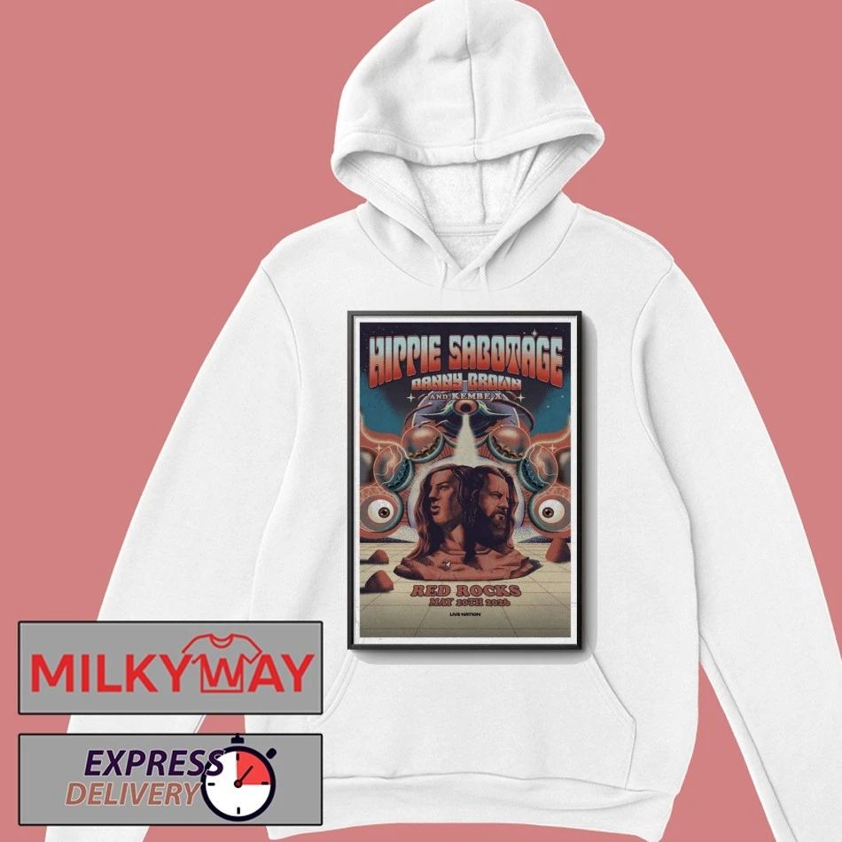 LIMITED Poster Hippie Sabotage Red Rocks May 10 2026 shirt