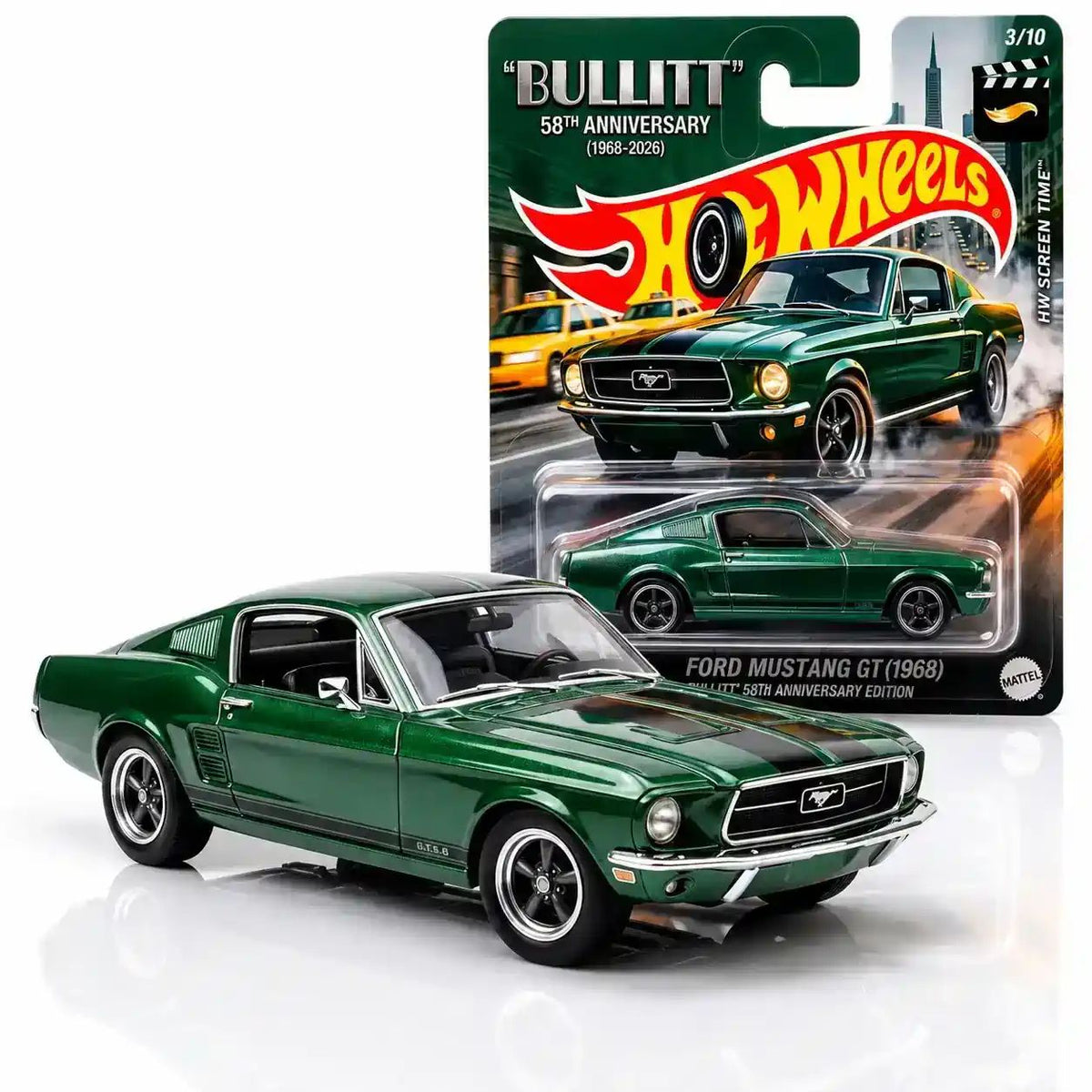 Wheels Bullitt 58th Anniversary 1968 Ford Mustang GT 390 Edition