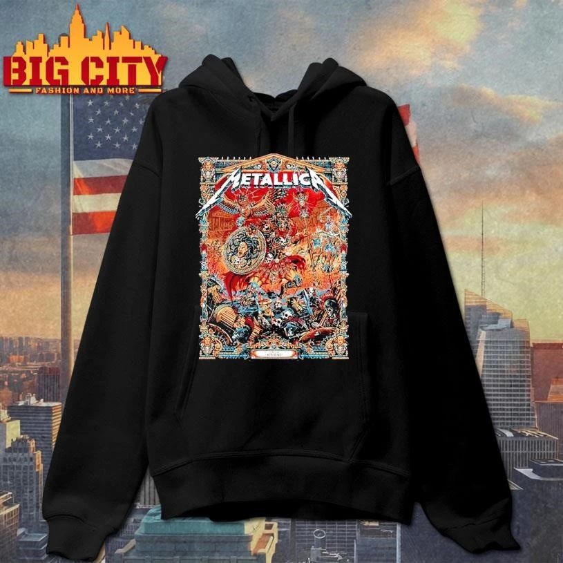 Metallica M72 09 May 2026 Athens Greece Olympic Stadium Tour Shirt