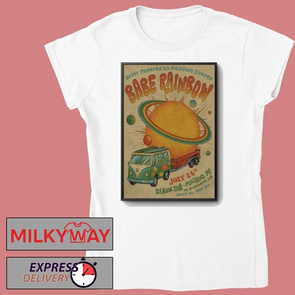 POSTER Babe Rainbow July 26 2026 Portland ME Tour shirt
