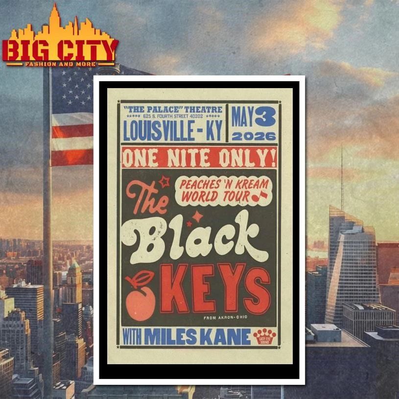 Funny The Black Keys May 3 2026 The Louisville Palace in Louisville KY Poster Shirt