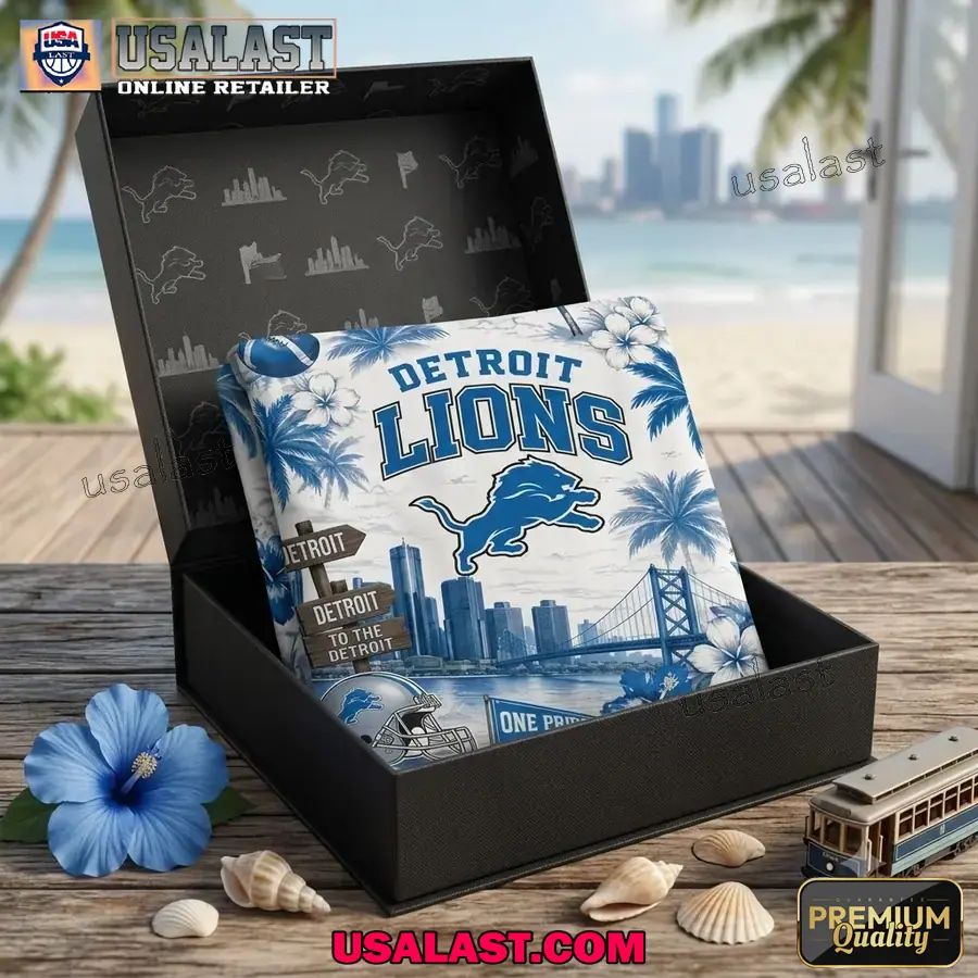 Detroit Lions Summer Vibes Custom Hawaiian Shirt