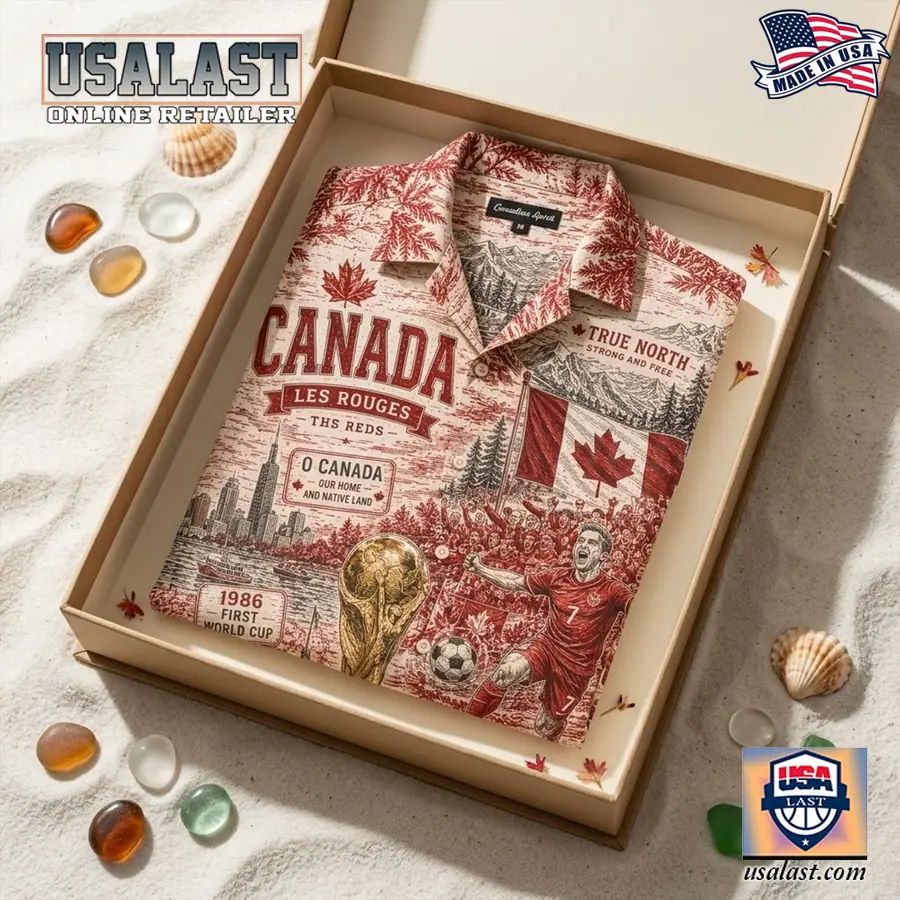 Canada World Cup 2026 Tropical Hawaiian Shirt