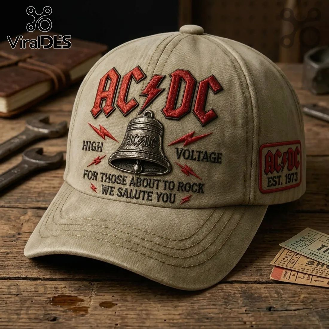 AC/DC For Those About To Rock High Voltage Baseball Cap