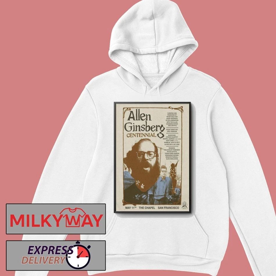 May 11 2026 Allen Ginsberg Poster The Chapel, San Francisco LIMITED shirt
