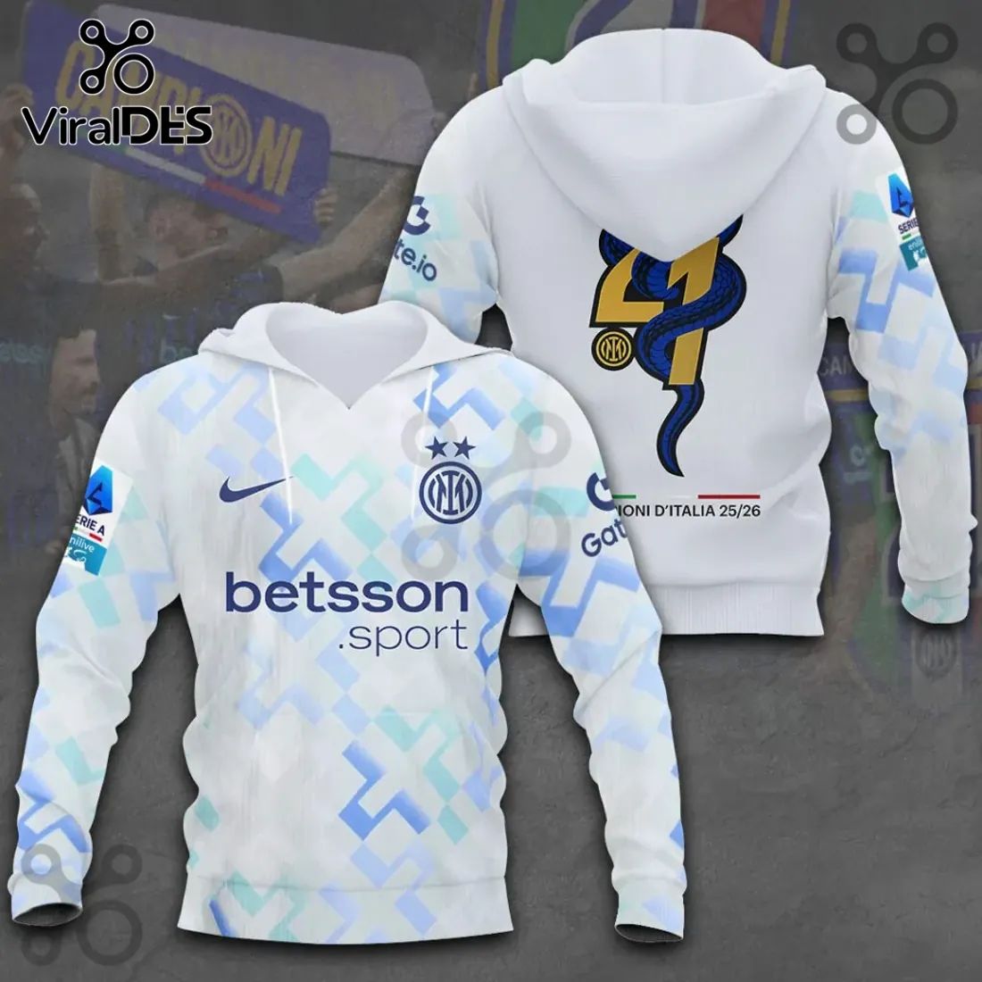 Inter Milan Champions 25/26 Limited Edition Hoodie