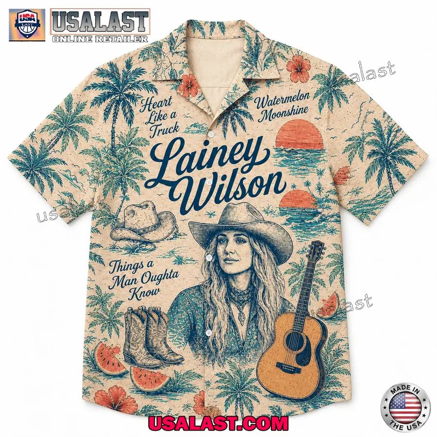 Lainey Wilson Tropical Summer Hawaiian Shirt