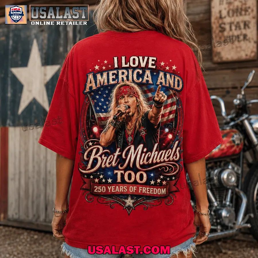 Bret Michaels Us 250th Anniversary 3D Tee Shirt