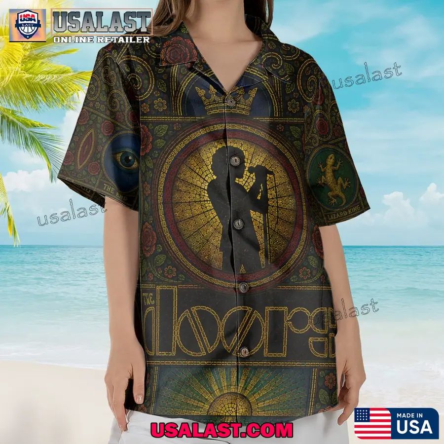 The Doors Jim Morrison Silhouette Hawaiian Shirt