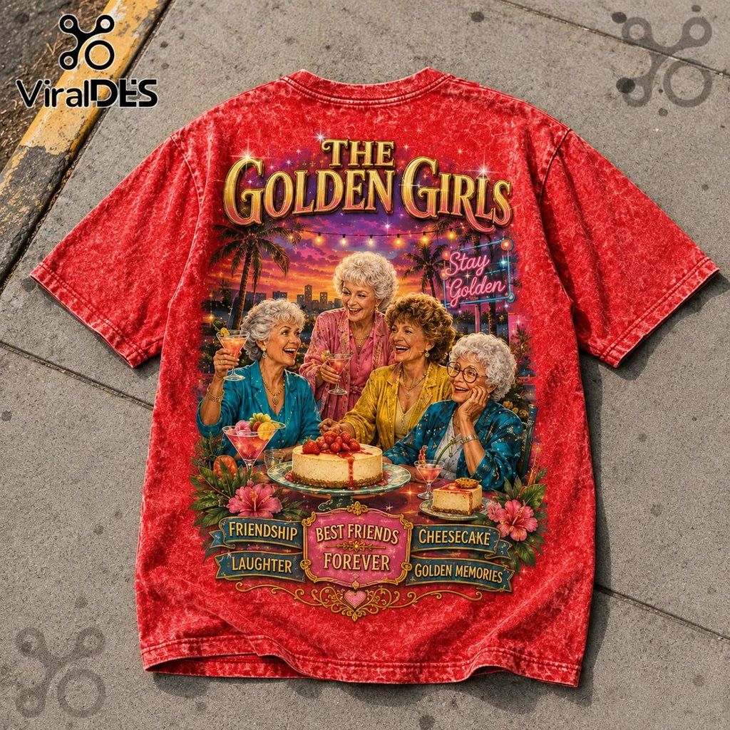 The Golden Girls Red Tie Dye T-Shirt