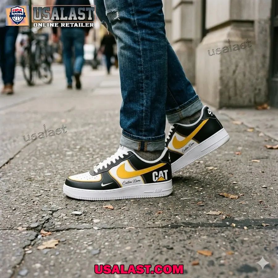 Catterpillar Air Force 1 Sneakers Custom Name Shoes