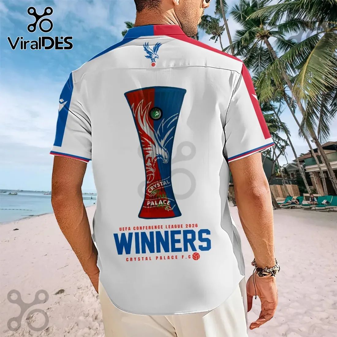 Crystal Palace FC 2026 UEFA Conference League Winners Hawaiian Shirt