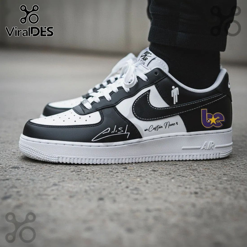 Billie Eilish Hit Me Hard and Soft Custom Tour Blohsh Air Force 1
