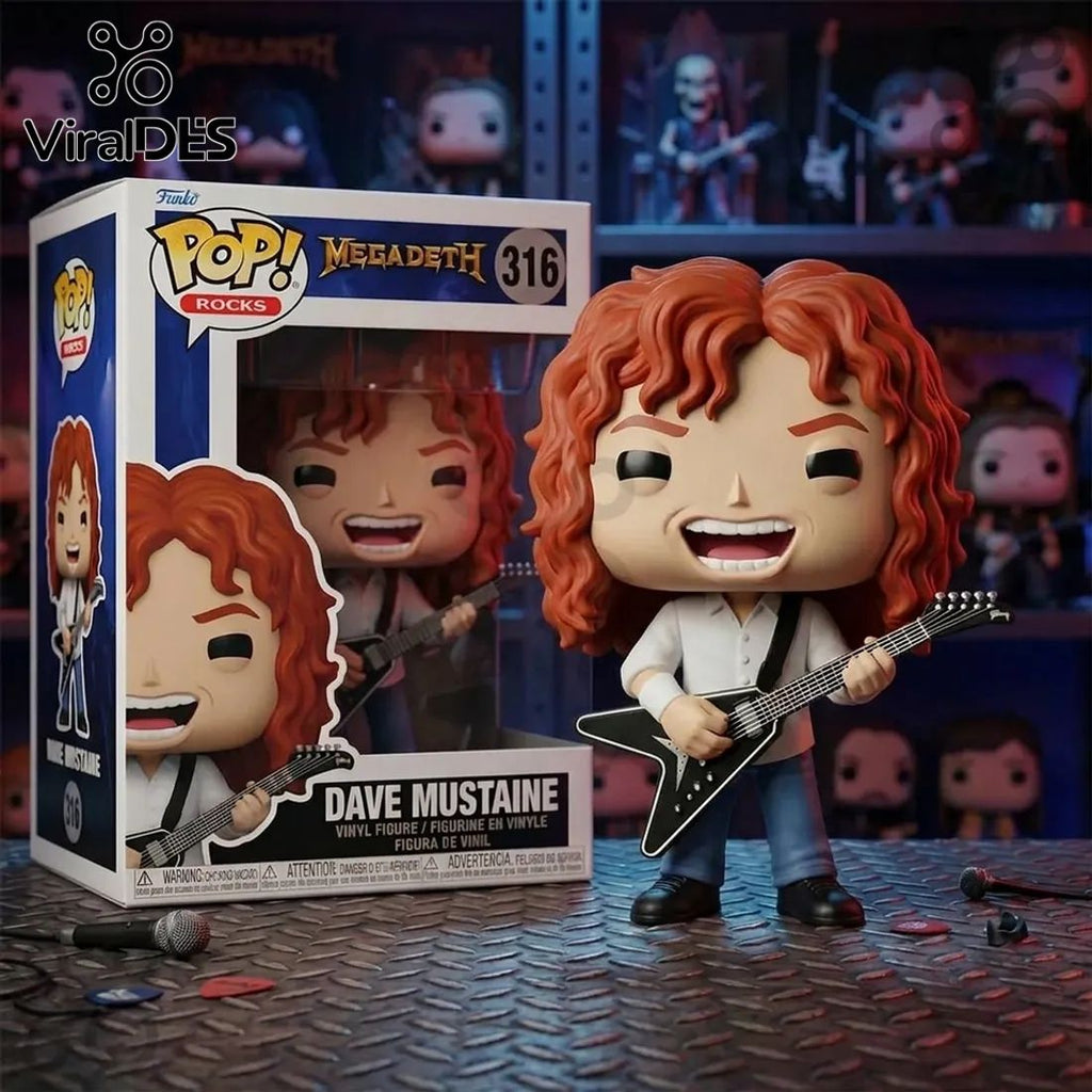 Dave Mustaine x Funko Pop Rocks Megadeth Vinyl Figure