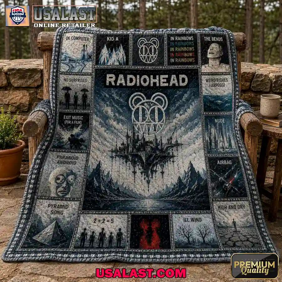 Radiohead Rock Band Edition Quilt Blanket
