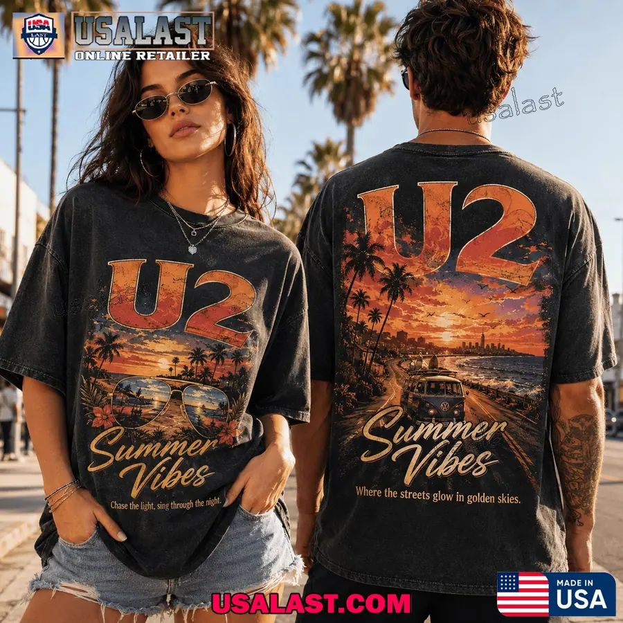 U2 Band Summer Vibes Classic 3D T-Shirt