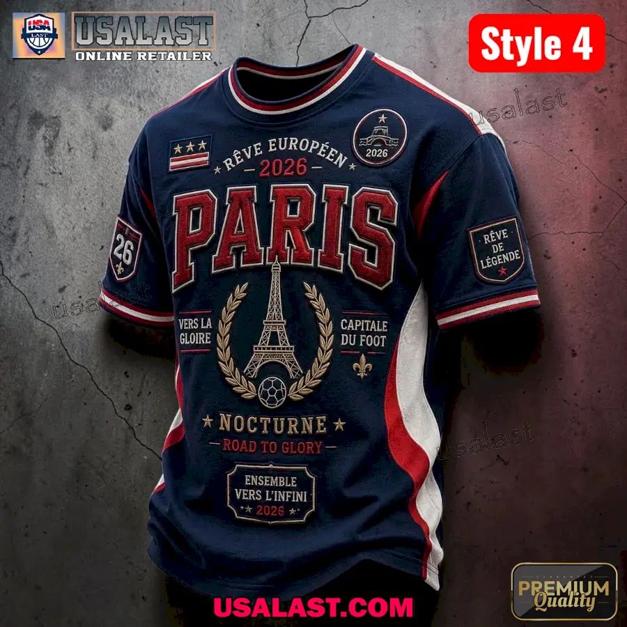 Paris Saint-Germain UEFA Champions League 2026 T-Shirt