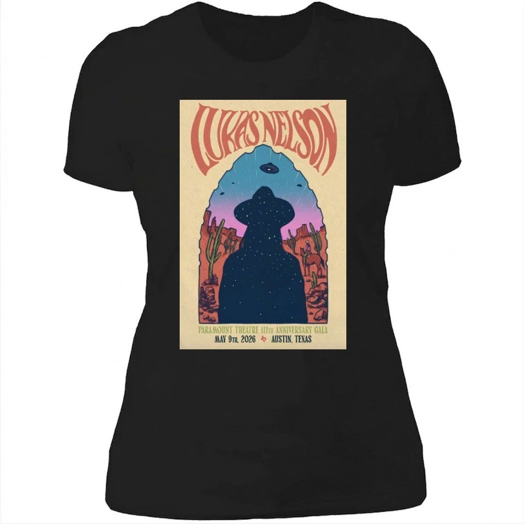 Lukas Nelson May 9 2026 Paramount Theatre, Austin TX Poster Shirt