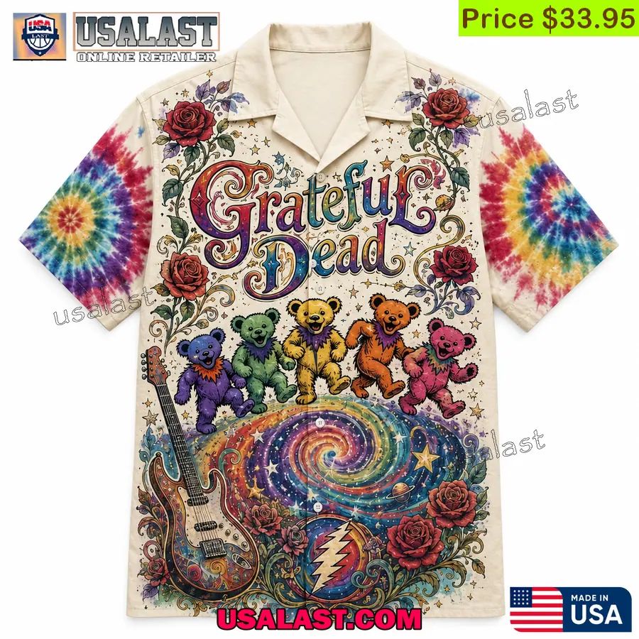 Grateful Dead Ride The Colors Follow The Groove Hawaiian Shirt