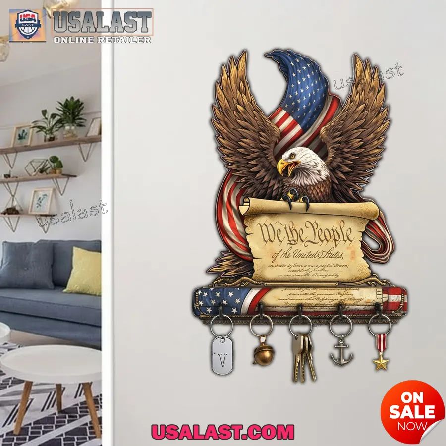 US 250th Anniversary Commemorative Wall Key Holder