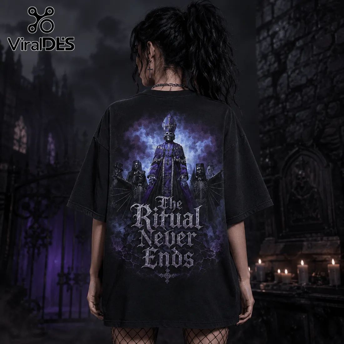 Ghost The Ritual Never Ends Black T-Shirt