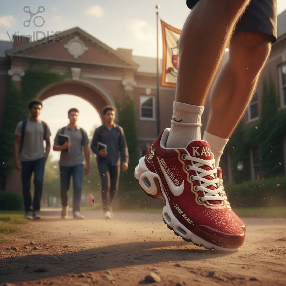 Kappa Alpha Psi Fraternity Personalized Red Custom Air Max Plus