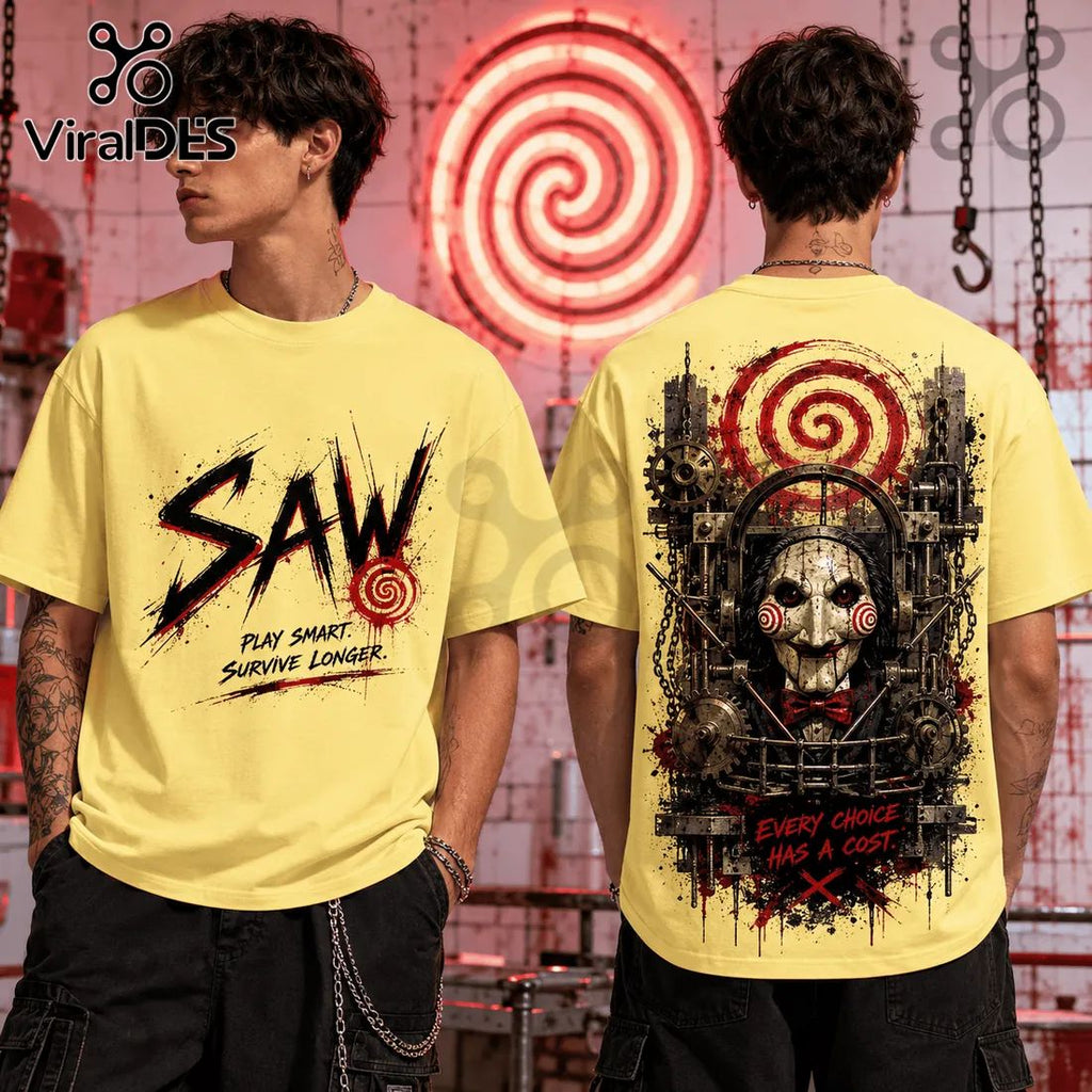 SAW Horror Movie Halloween T-Shirt 2026