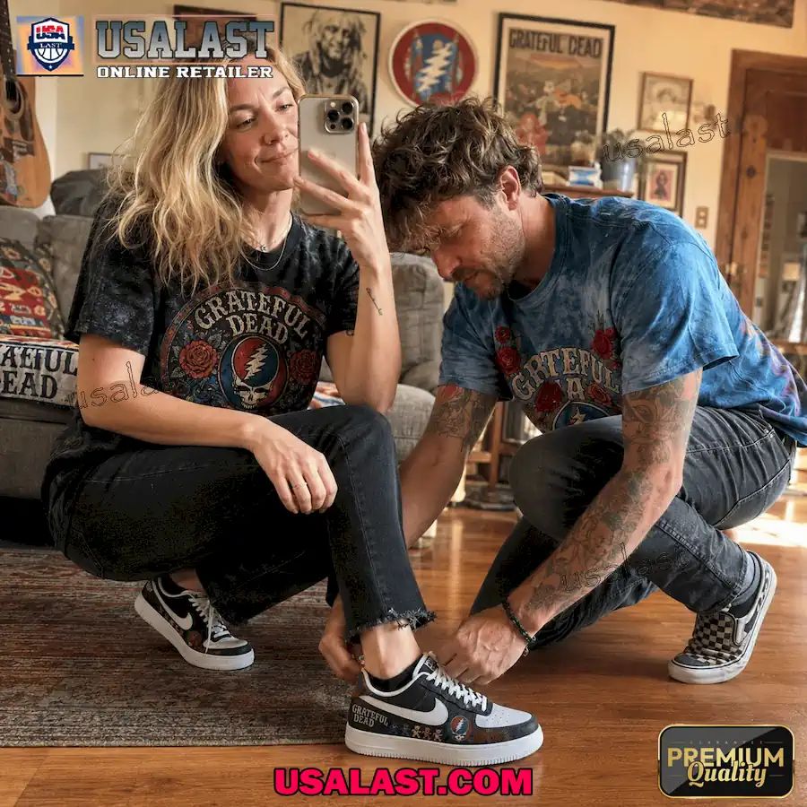 Grateful Dead Keep On Truckin Air Force 1 Shoes