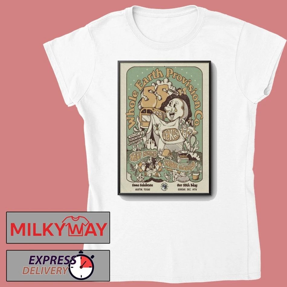 Whole Earth Provision Co. 12 14 2025 Austin TX Poster shirt