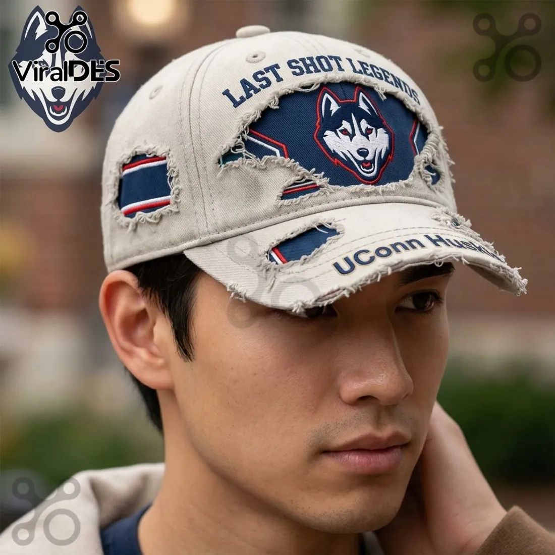 UConn Huskies Last Shot Legends 73-72 Distressed Baseball Cap