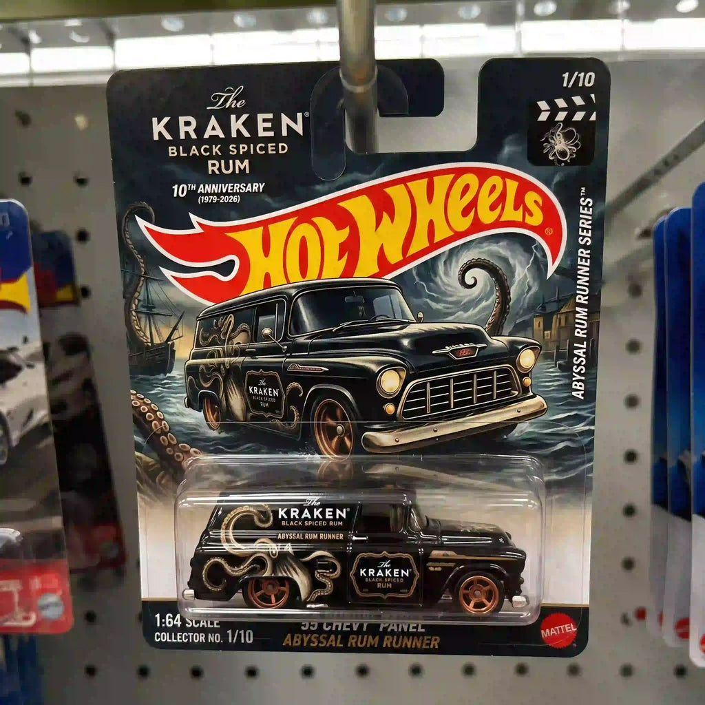 Wheels The Kraken 10th Anniversary Abyssal Rum Runner ’55 Chevy Panel