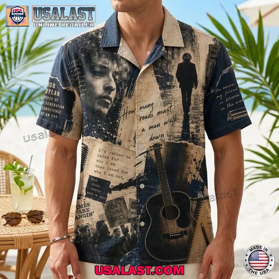 Bob Dylan Vintage Classic Hawaiian Shirt