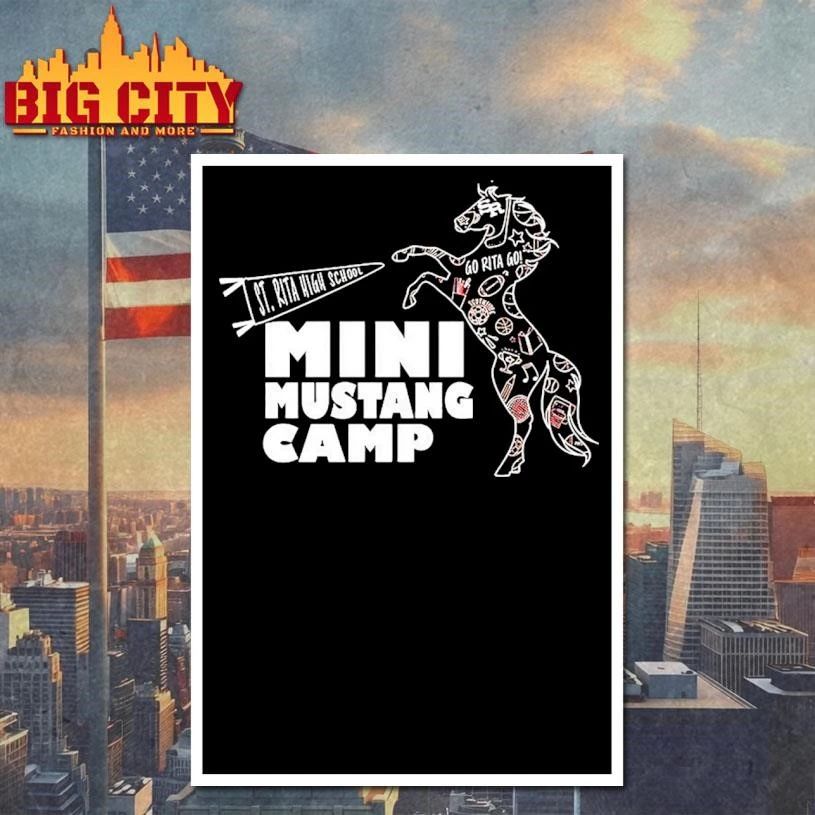 Mini Mustang Camp St. Rita High School shirt