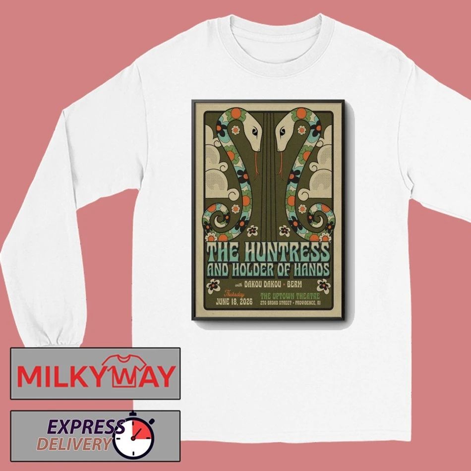 The Huntress And Holder Of Hands In Providence RI On Jun 18 2026 Poster shirt