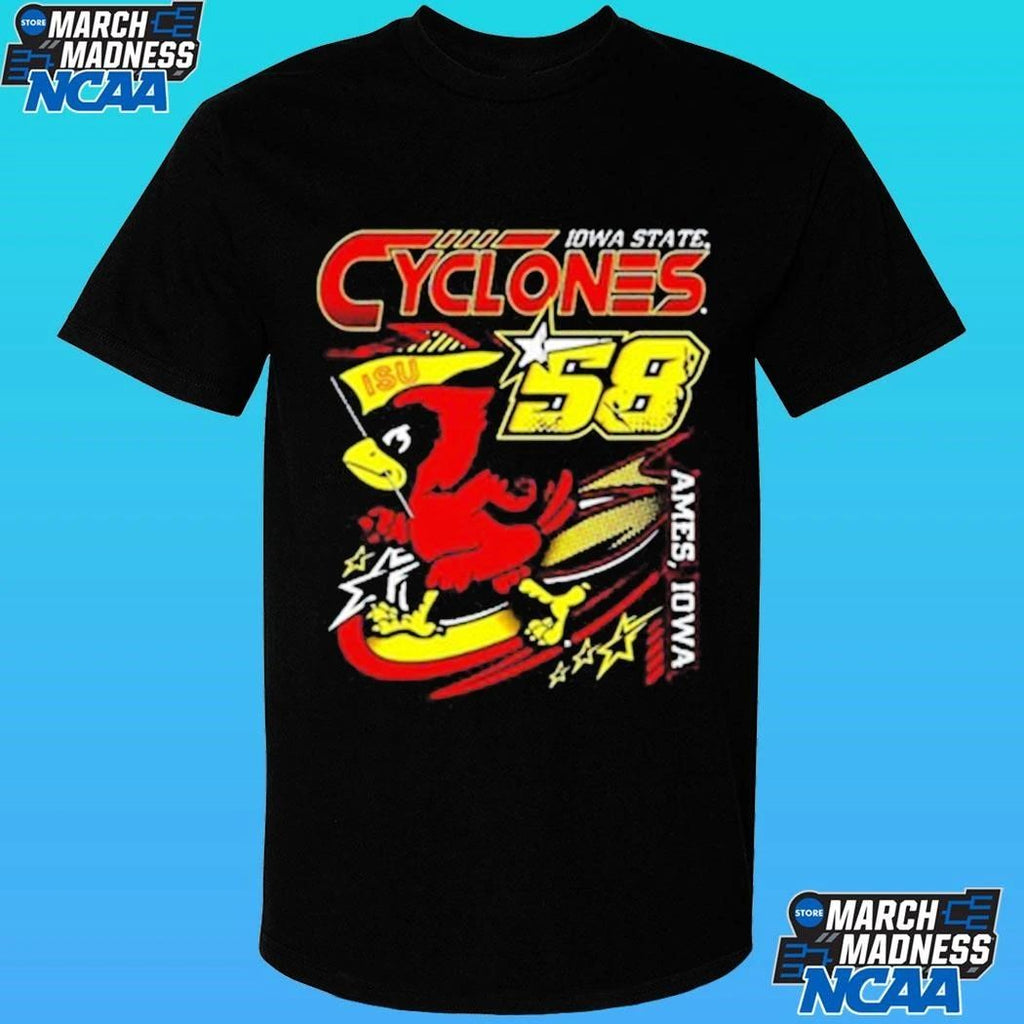 Iowa State Cyclones Ames Iowa 90s Racing Cy Shirt