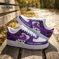 BTS Purple Butterfly Air Force 1 Sneakers