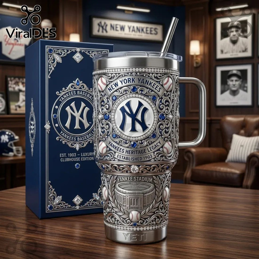 New York Yankees Legacy 40oz Stainless Steel Tumbler